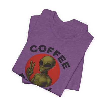 Coffee Freak Unisex Jersey Short Sleeve Tee, Cute Alien Tee, Funny Coffee Shirt for Coffee Lovers, Quirky Graphic Tee, Perfect for [...]