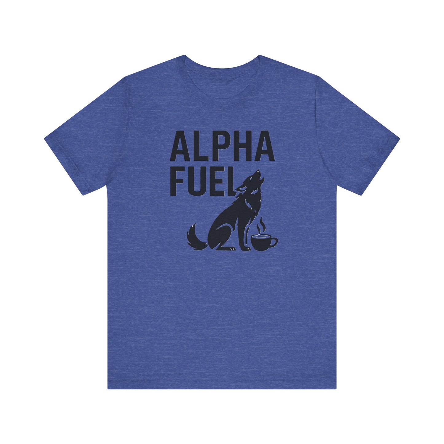 Alpha Fuel Unisex Tee, Coffee Lover T-Shirt, Gift for Baristas, Dog and Cat Owners Gift, Casual Everyday Wear