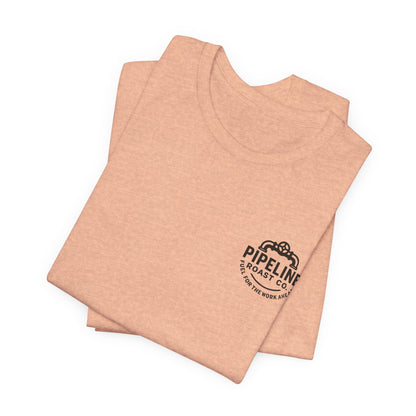 Pipeline Roast Co. Branded Classic Unisex Jersey Short Sleeve Tee - Soft, Breathable Cotton | Bella+Canvas