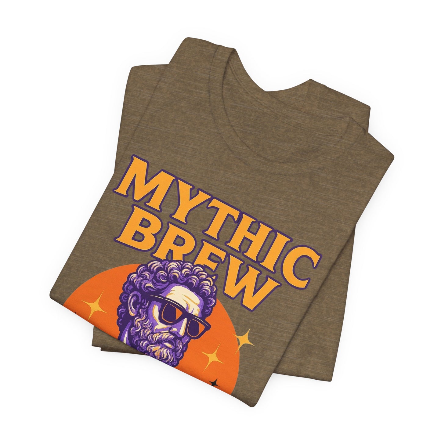Mythic Brew Tee - Unisex Graphic T-Shirt, Coffee Lover Shirt, Gifts for Him, Vintage Style Tee, Casual Wear