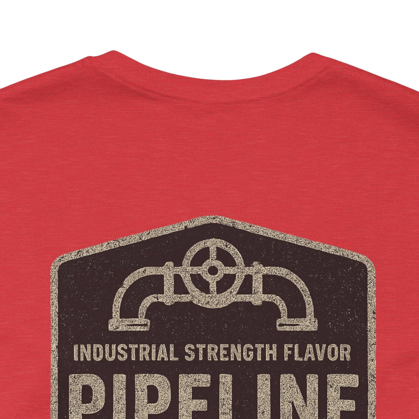 Vintage Pipeline Roast Co. Industrial Emblem T-Shirt – Distressed Workwear Coffee Tee
