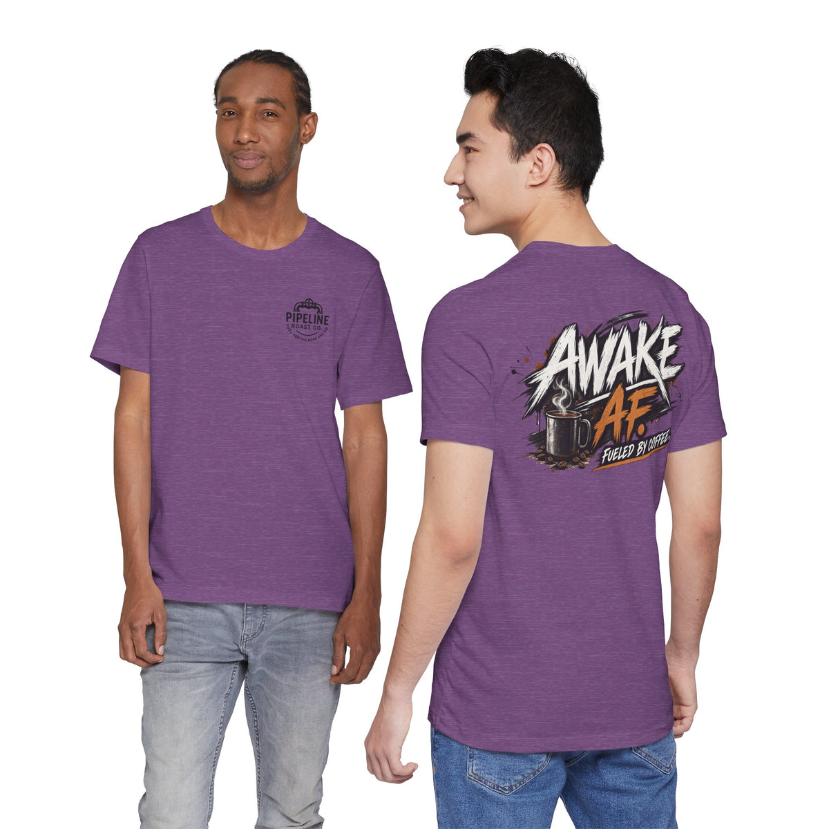 Awake AF Coffee Tee — "Fueled by Coffee" Graphic T-Shirt