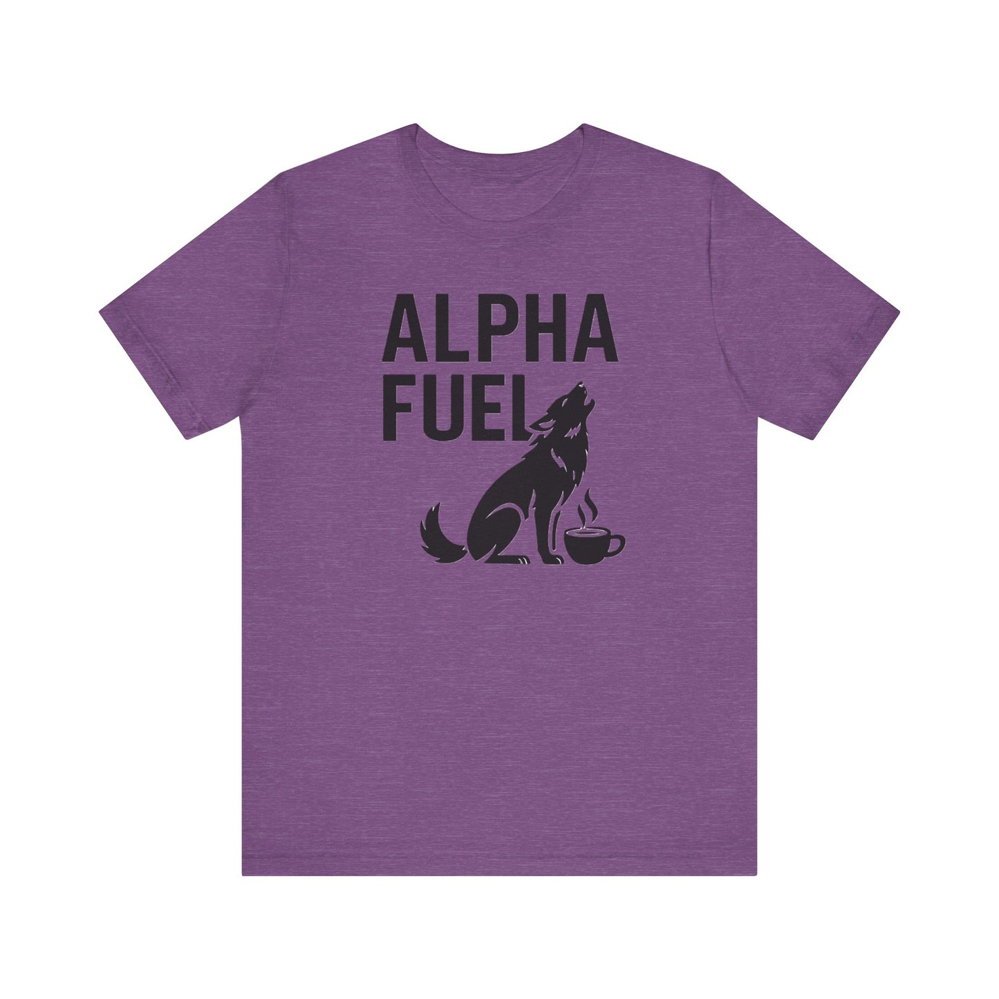 Alpha Fuel Unisex Tee, Coffee Lover T-Shirt, Gift for Baristas, Dog and Cat Owners Gift, Casual Everyday Wear