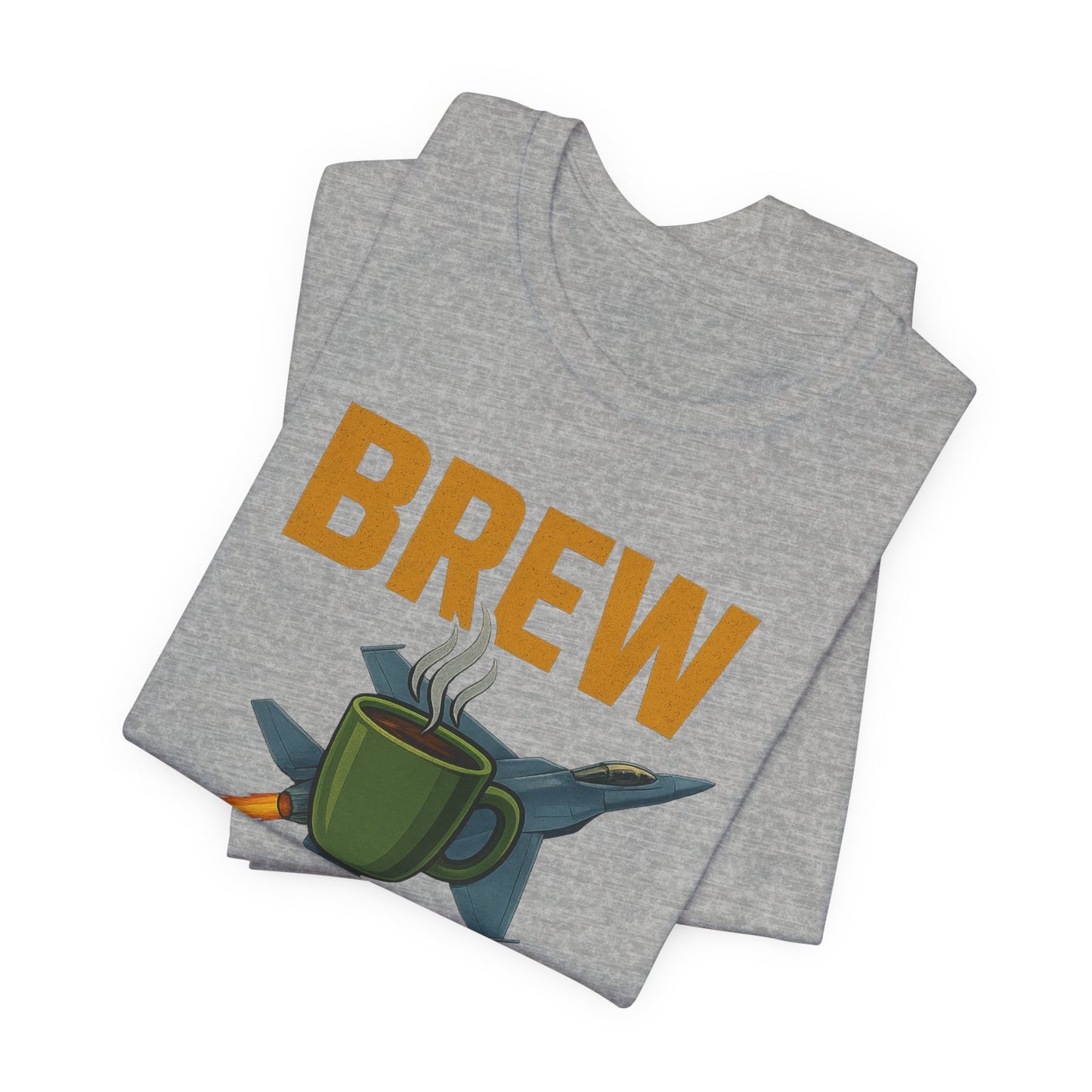 Brew Force Coffee Tee, Unisex Coffee Lover's T-Shirt, Gifts for Baristas, Father’s Day Gift, Coffee Enthusiast Apparel