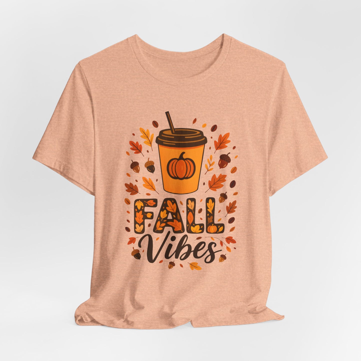 Autumn Coffee Lover Tee - Fall Vibes Unisex Shirt, Perfect for Cozy Days, Pumpkin Spice, Thanksgiving Gift, Seasonal Fashion, Casual Wear