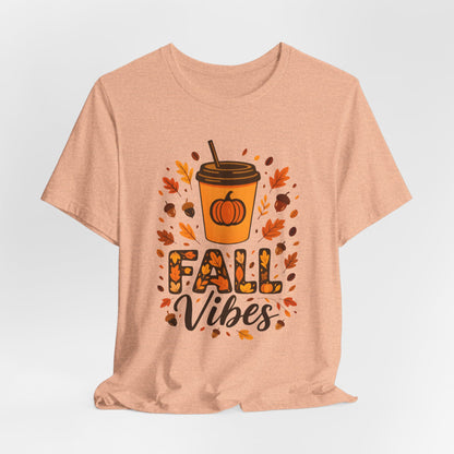 Autumn Coffee Lover Tee - Fall Vibes Unisex Shirt, Perfect for Cozy Days, Pumpkin Spice, Thanksgiving Gift, Seasonal Fashion, Casual Wear