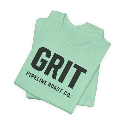 Bold Grit Tee for Coffee Lovers, Casual Unisex Shirt, Perfect Gift for Baristas, Coffee Enthusiasts, Motivational Apparel