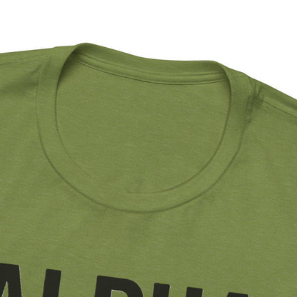 Alpha Fuel Unisex Tee, Coffee Lover T-Shirt, Gift for Baristas, Dog and Cat Owners Gift, Casual Everyday Wear