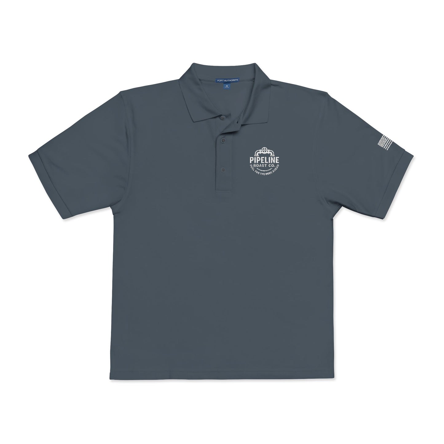 Pipeline Roast Co. Branded Polo – Classic Port Authority Coffee Apparel