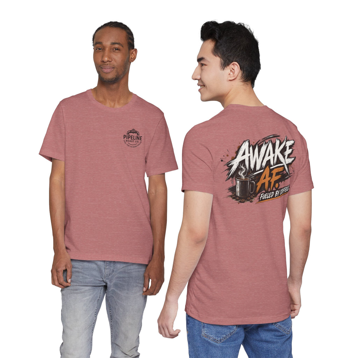 Awake AF Coffee Tee — "Fueled by Coffee" Graphic T-Shirt