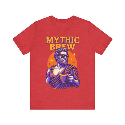 Mythic Brew Tee - Unisex Graphic T-Shirt, Coffee Lover Shirt, Gifts for Him, Vintage Style Tee, Casual Wear