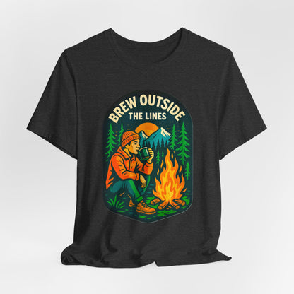 Outdoor Adventure Tee with Retro Campfire Design, Unisex Casual Shirt, Perfect for Camping, Hiking, Gifts for Nature Lovers, Outdoor [...]