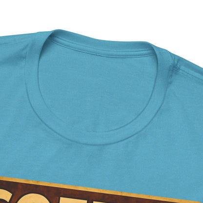 Steel Worker Coffee T-Shirt – Industrial Graphic Tee for Hardworking Coffee Fans