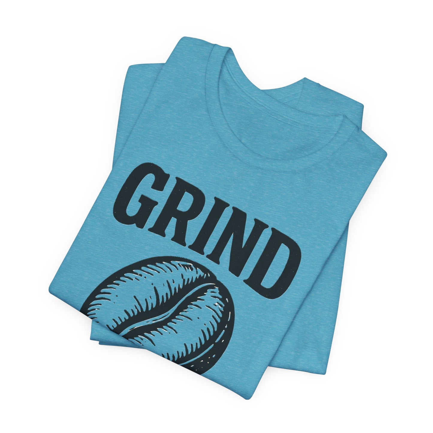 Coffee Lover's Tee Shirt, Unisex Grind Graphic Tee, Cute Coffee Gift, Casual Wear, Gift for Barista