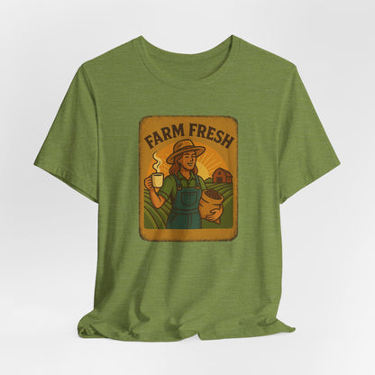 Farm Fresh Unisex Jersey Tee - Pipeline Roast Co.