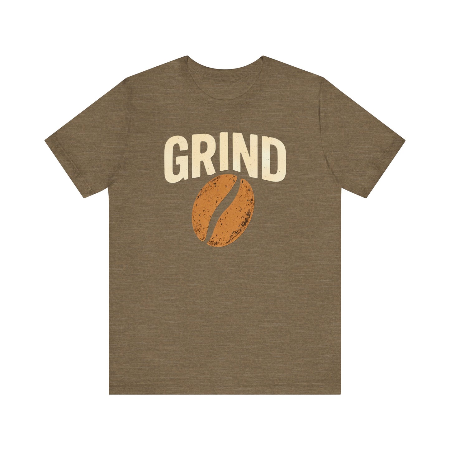 Coffee Lover's Grind Tee, Unisex Short Sleeve Shirt, Perfect Gift for Baristas, Casual Coffee Shop Style, Great for Birthdays, Coffee Days