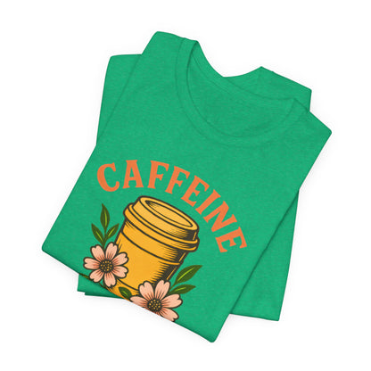 Caffeine Queen Tee - Perfect for Coffee Lovers, Casual Wear, Gifts, Birthdays or Coffee-Themed Events, Fun and Stylish!