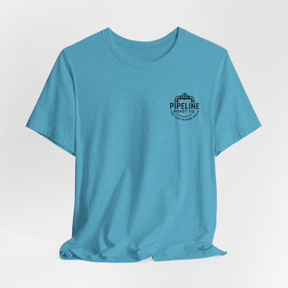 Pipeline Roast Co. Branded Classic Unisex Jersey Short Sleeve Tee - Soft, Breathable Cotton | Bella+Canvas
