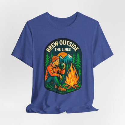 Outdoor Adventure Tee with Retro Campfire Design, Unisex Casual Shirt, Perfect for Camping, Hiking, Gifts for Nature Lovers, Outdoor [...]
