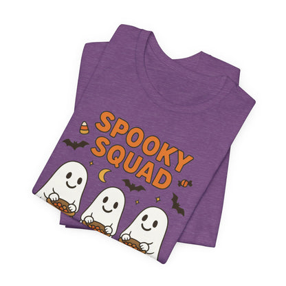 Spooky Squad Coffee Ghosts Tee – Halloween Shirt for Coffee Lovers