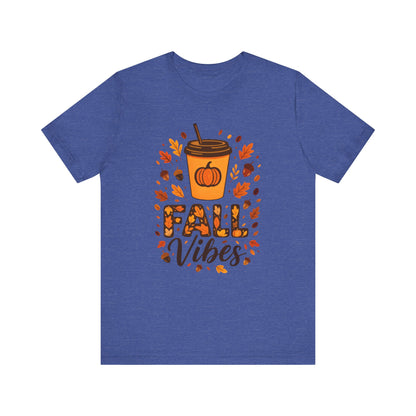 Autumn Coffee Lover Tee - Fall Vibes Unisex Shirt, Perfect for Cozy Days, Pumpkin Spice, Thanksgiving Gift, Seasonal Fashion, Casual Wear