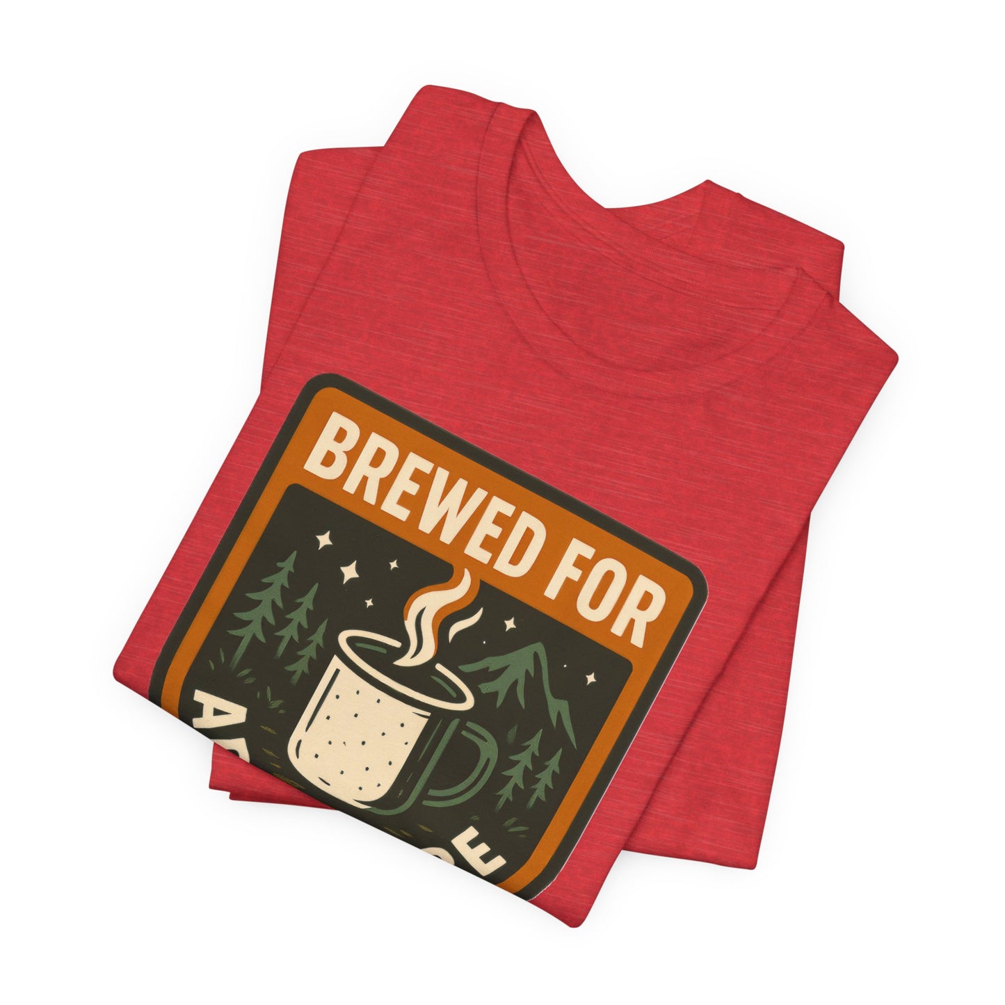 Adventure Brewed Graphic Tee - Perfect for Outdoors Lovers, Travel, Hiking, Camping, Gift for Adventurers