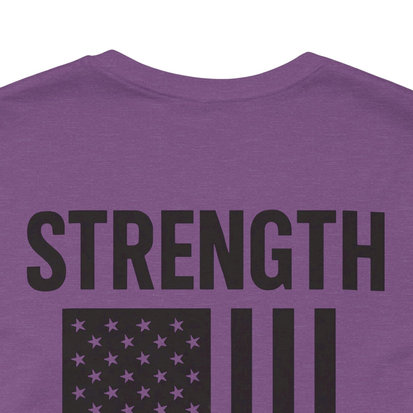 Patriotic Strength T-Shirt, Unisex Tee, 4th of July Shirt, Independence Day Apparel, Casual Summer Wear, Gift for Veterans