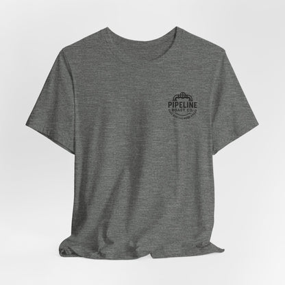 Pipeline Roast Co. Branded Classic Unisex Jersey Short Sleeve Tee - Soft, Breathable Cotton | Bella+Canvas