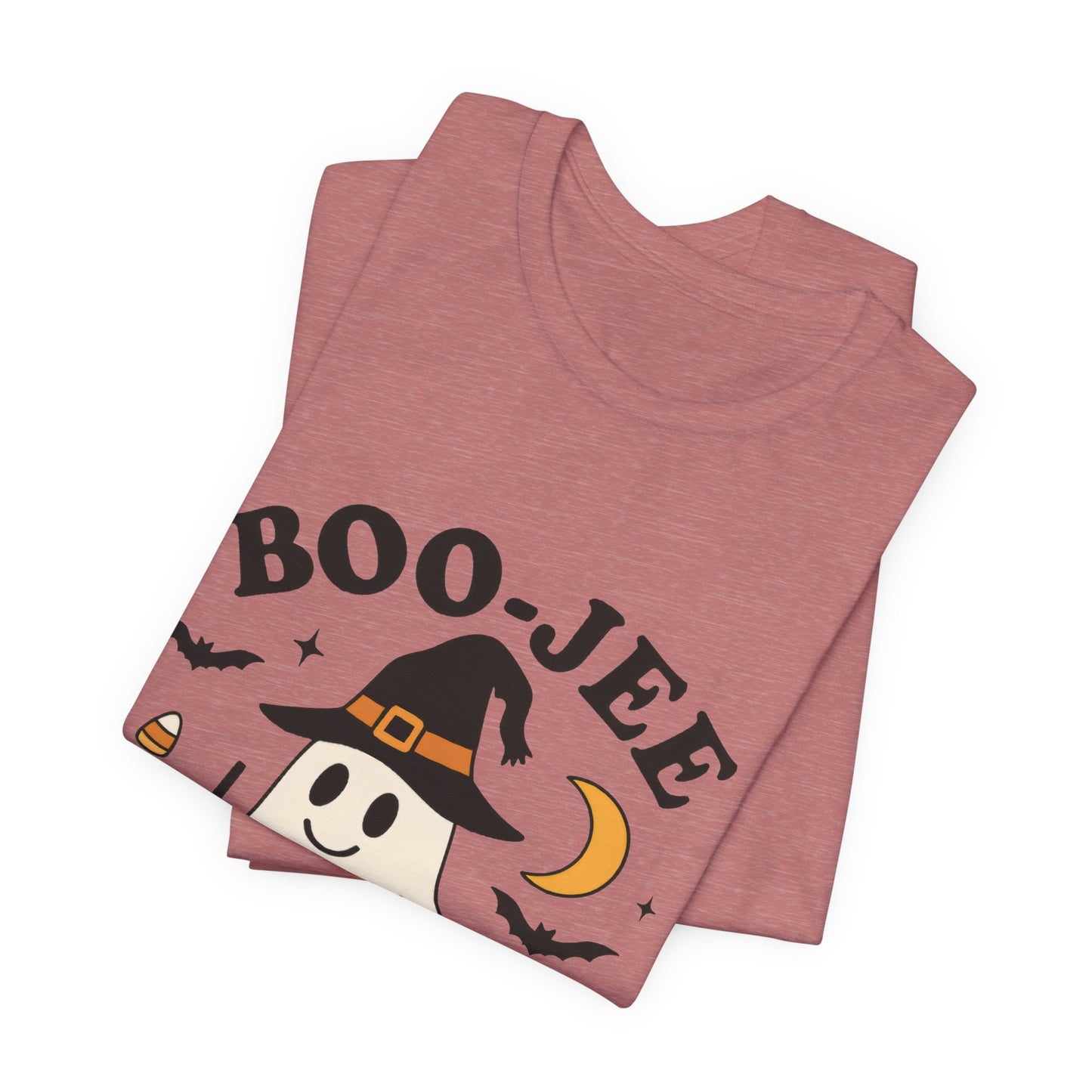 Boo-Jee Coffee Ghost Halloween T-Shirt – Funny Spooky Brew Tee for Coffee Lovers