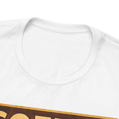 Steel Worker Coffee T-Shirt – Industrial Graphic Tee for Hardworking Coffee Fans