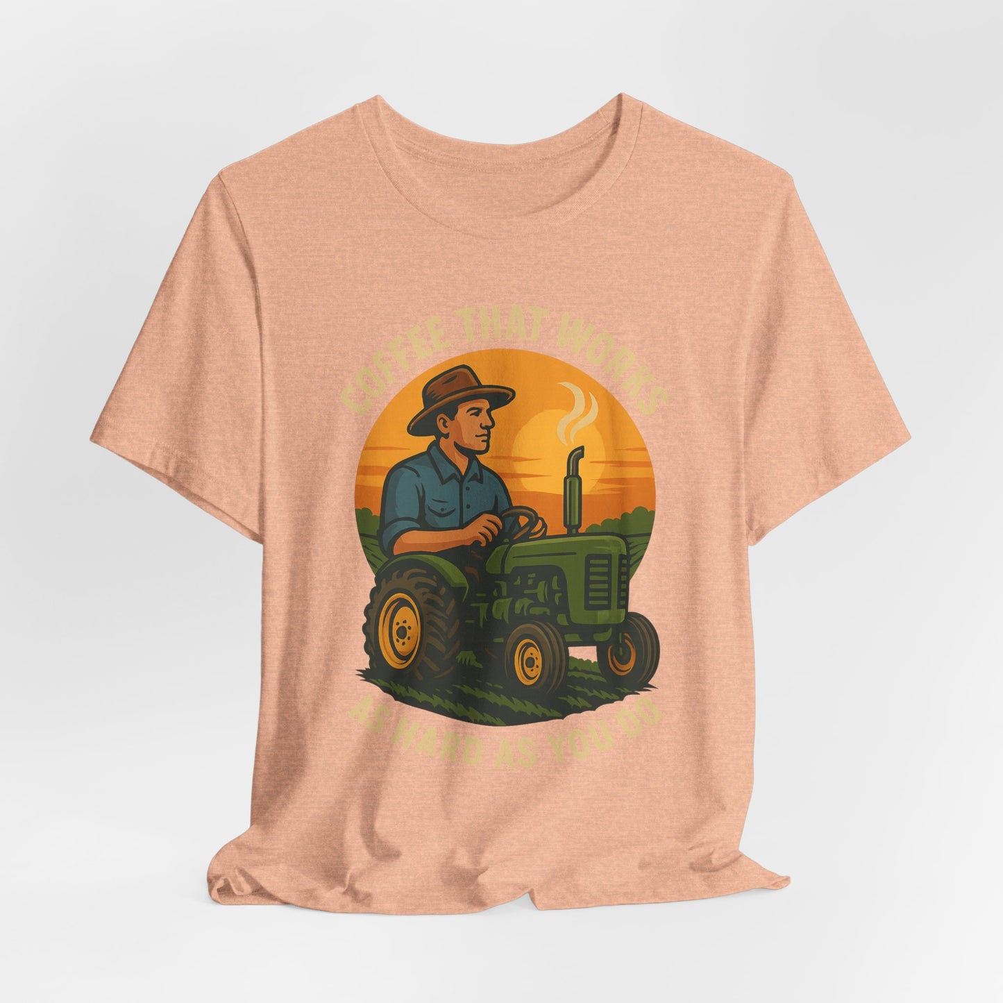 Coffee-Themed Unisex Tee, Vintage Farm Shirt, Coffee Lover Gift, Gifts for Him, Men's Graphic Tee, Cool Casual Wear