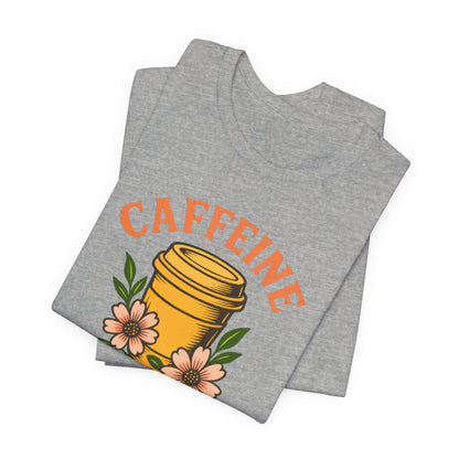 Caffeine Queen Tee - Perfect for Coffee Lovers, Casual Wear, Gifts, Birthdays or Coffee-Themed Events, Fun and Stylish!