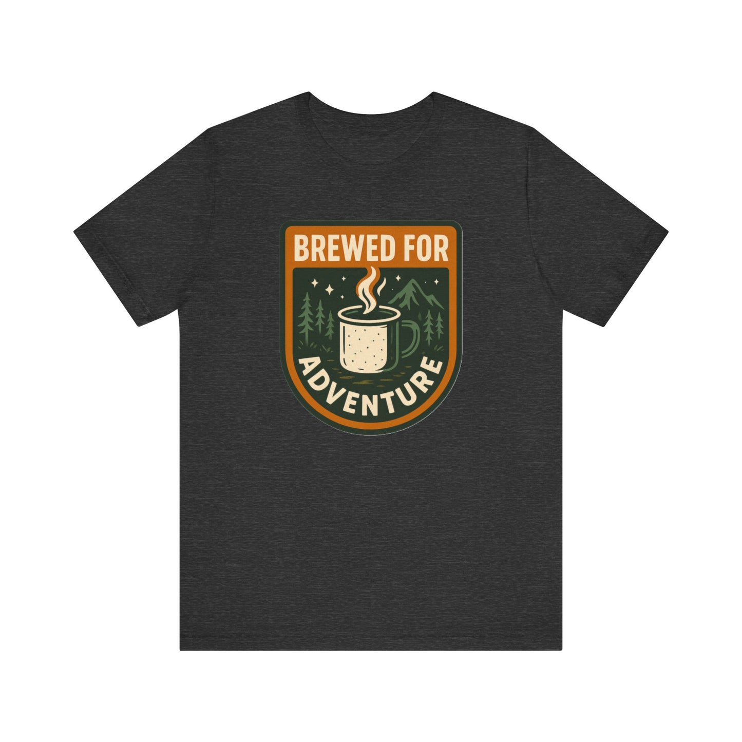 Adventure Brewed Graphic Tee - Perfect for Outdoors Lovers, Travel, Hiking, Camping, Gift for Adventurers