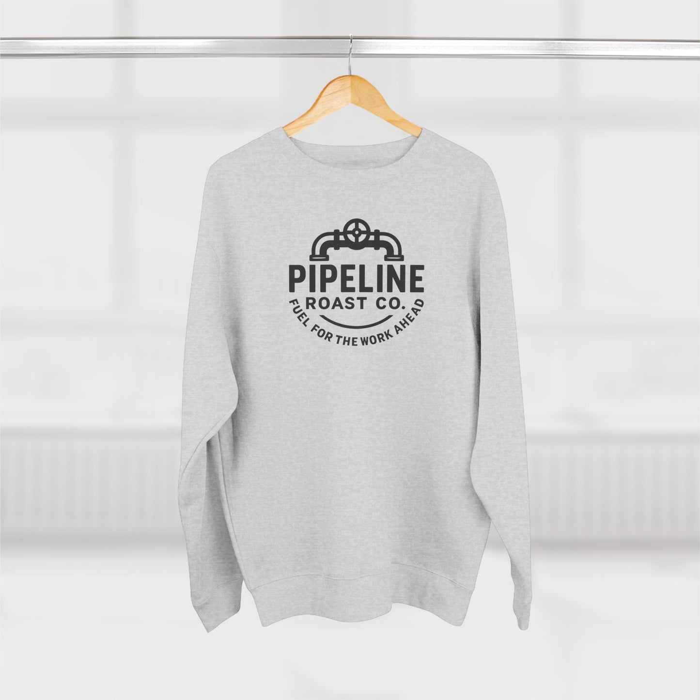 Pipeline Roast Co. Sweatshirt – Industrial Strength Coffee Crewneck