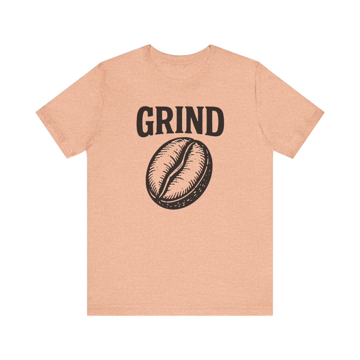 Coffee Lover's Tee Shirt, Unisex Grind Graphic Tee, Cute Coffee Gift, Casual Wear, Gift for Barista