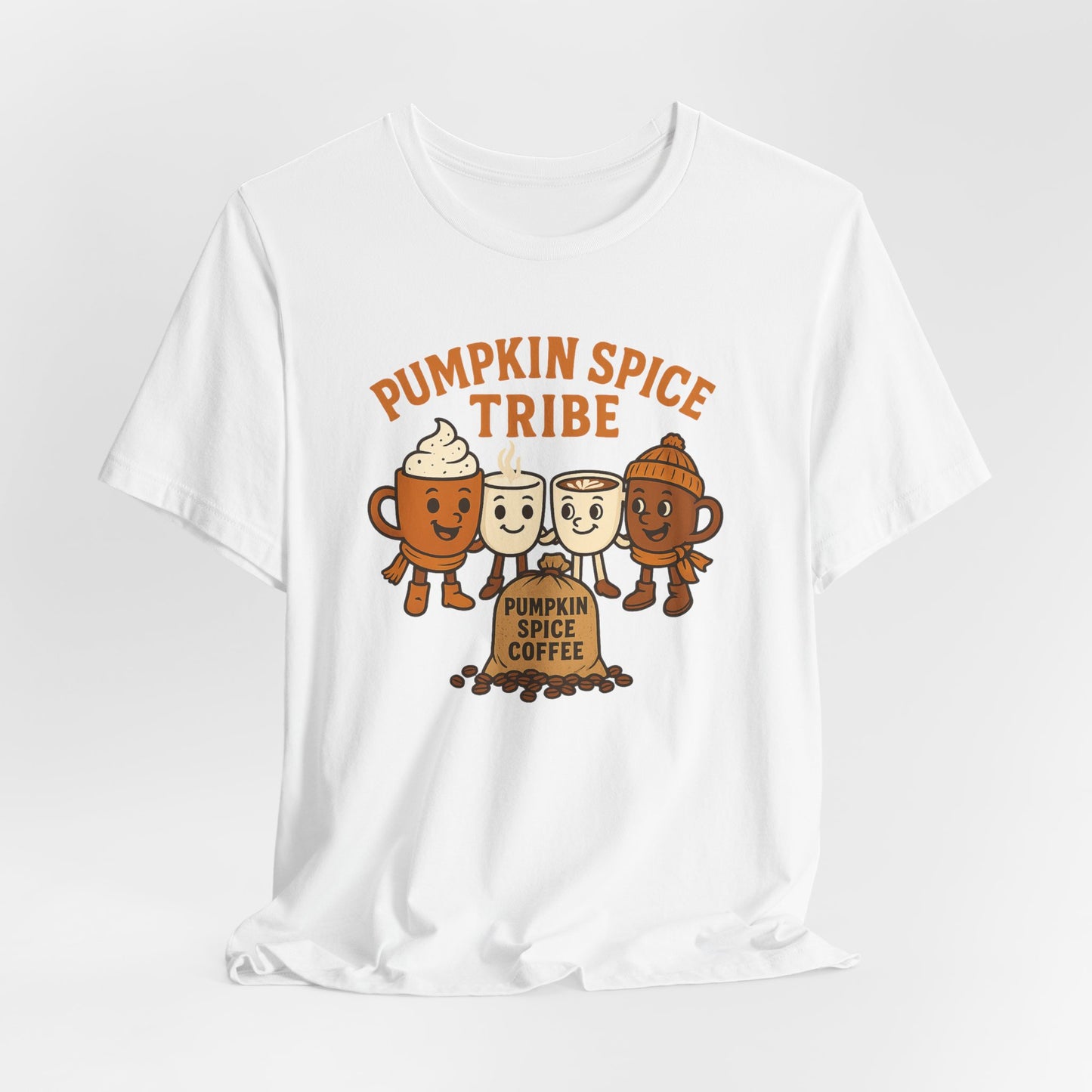 Pumpkin Spice Tribe Tee, Fall T-Shirt, Coffee Lover Gift, Unisex Shirt, Autumn Apparel, Pumpkin Spice Shirt