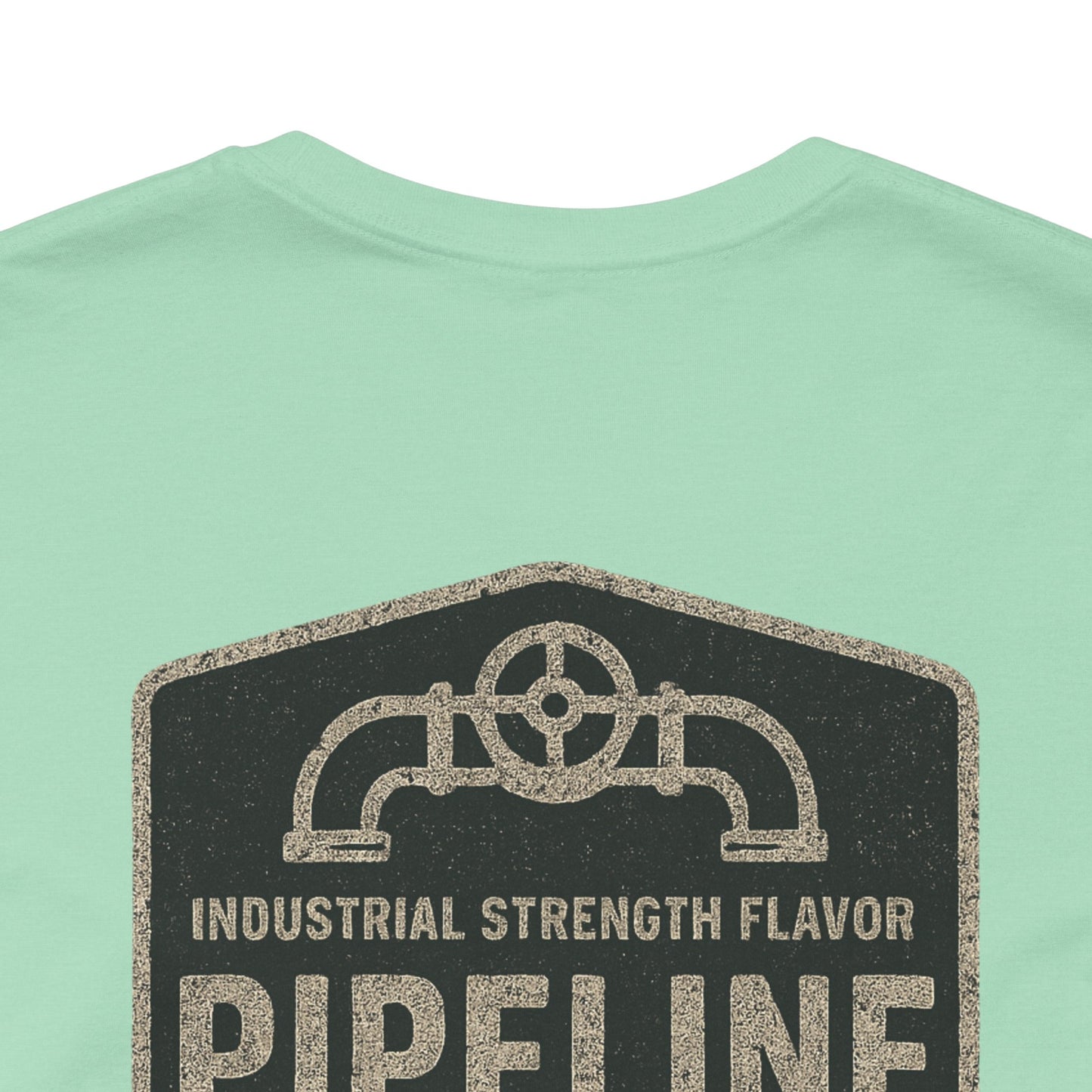 Vintage Pipeline Roast Co. Industrial Emblem T-Shirt – Distressed Workwear Coffee Tee