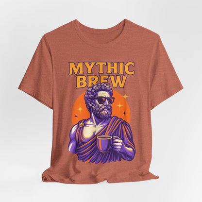 Mythic Brew Tee - Unisex Graphic T-Shirt, Coffee Lover Shirt, Gifts for Him, Vintage Style Tee, Casual Wear