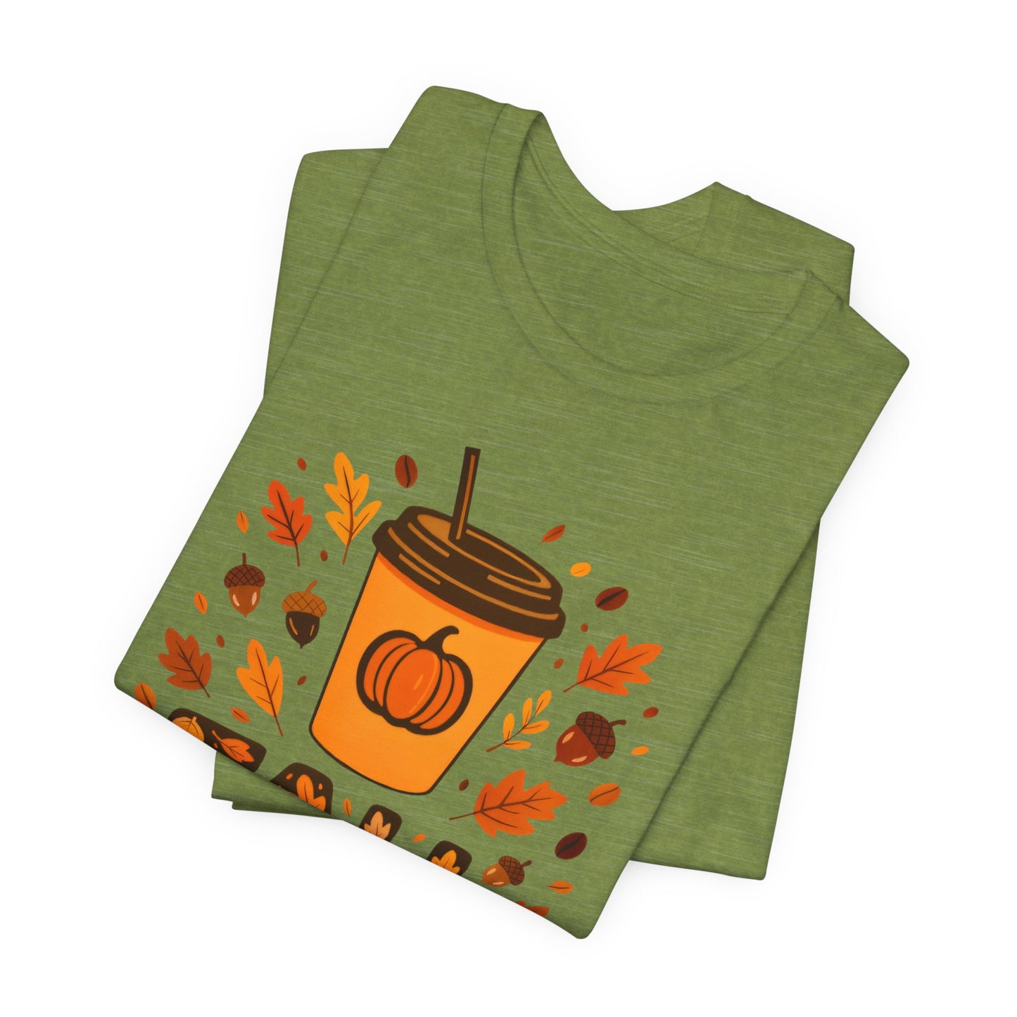 Autumn Coffee Lover Tee - Fall Vibes Unisex Shirt, Perfect for Cozy Days, Pumpkin Spice, Thanksgiving Gift, Seasonal Fashion, Casual Wear