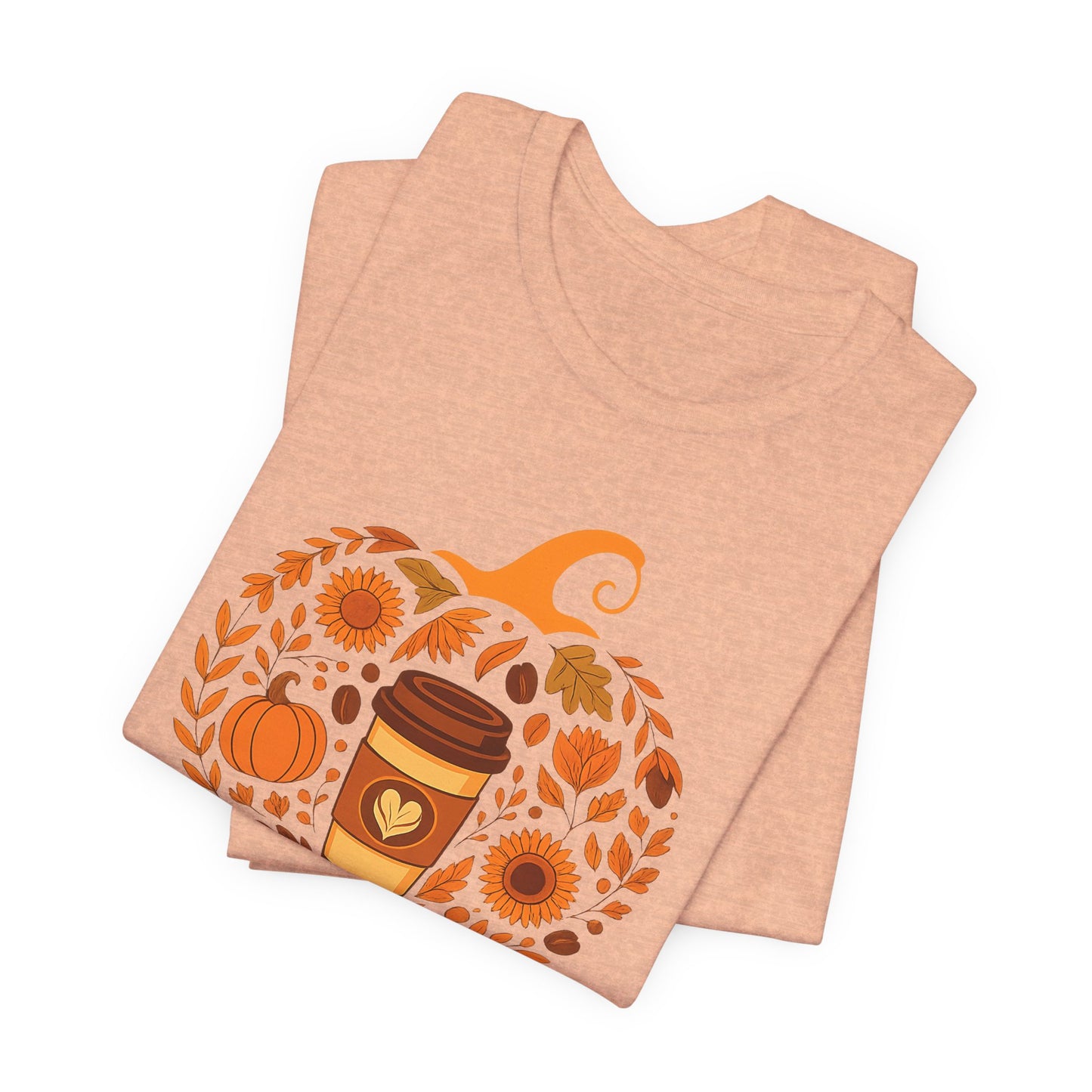 Blessed Pumpkin Fall T-Shirt - Cozy Autumn Style, Perfect Gift for Thanksgiving, Harvest Celebration, Casual Wear, Seasonal Fashion