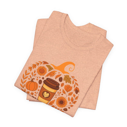 Blessed Pumpkin Fall T-Shirt - Cozy Autumn Style, Perfect Gift for Thanksgiving, Harvest Celebration, Casual Wear, Seasonal Fashion