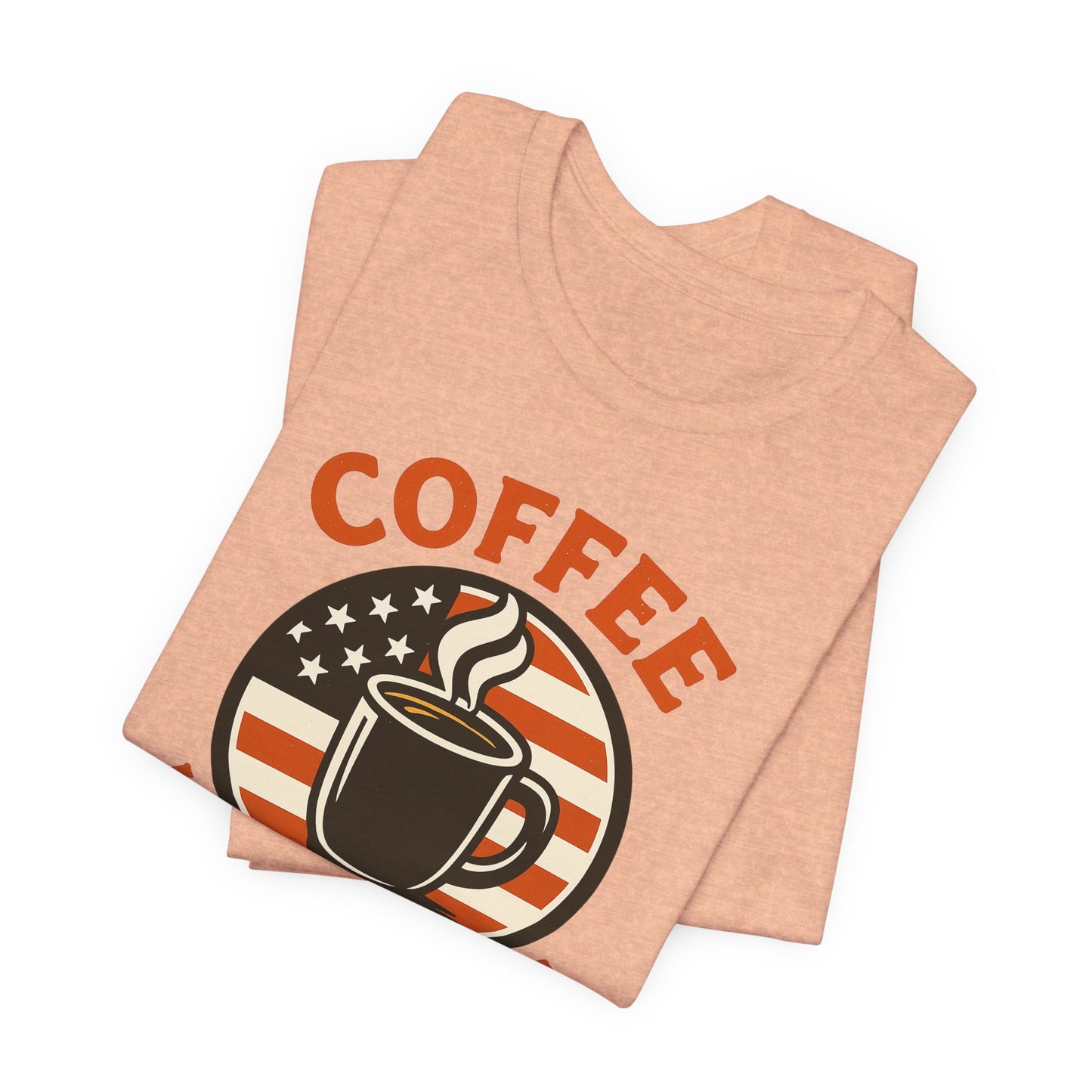 Coffee Lover's Veteran Tee - Unisex Jersey Short Sleeve Tee, Gift for Coffee Lovers, Veteran Appreciation, Casual Wear, Patriot T-Shirt