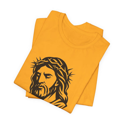 Faith Bible Verse Graphic Tee – Inspirational Psalm 23:5 Shirt, Crown of Thorns Design