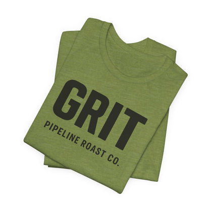 Bold Grit Tee for Coffee Lovers, Casual Unisex Shirt, Perfect Gift for Baristas, Coffee Enthusiasts, Motivational Apparel