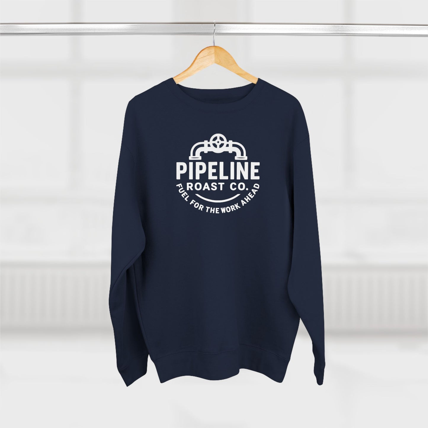 Pipeline Roast Co. Sweatshirt – Industrial Strength Coffee Crewneck