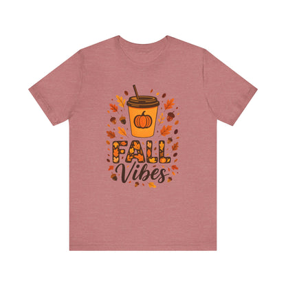 Autumn Coffee Lover Tee - Fall Vibes Unisex Shirt, Perfect for Cozy Days, Pumpkin Spice, Thanksgiving Gift, Seasonal Fashion, Casual Wear