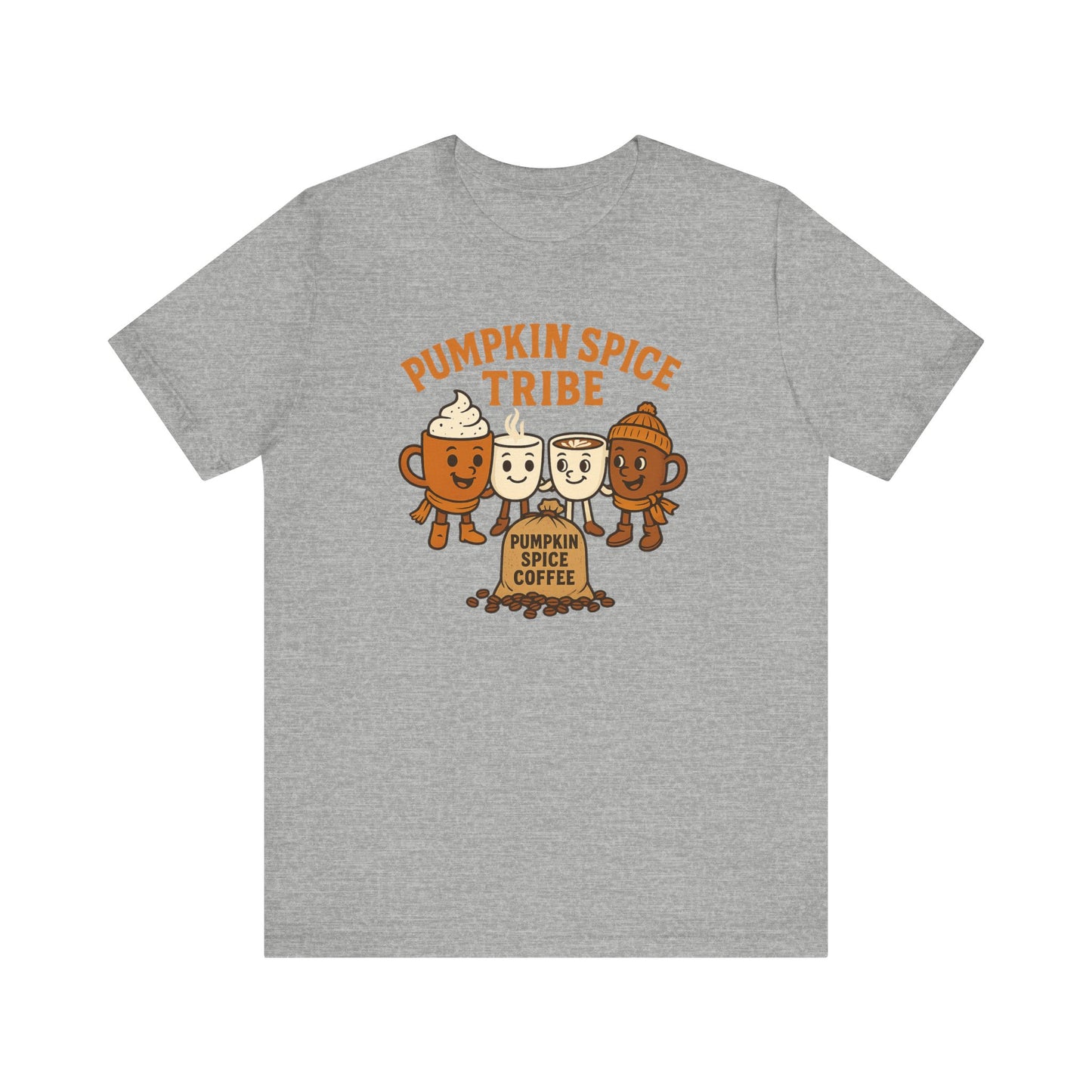Pumpkin Spice Tribe Tee, Fall T-Shirt, Coffee Lover Gift, Unisex Shirt, Autumn Apparel, Pumpkin Spice Shirt