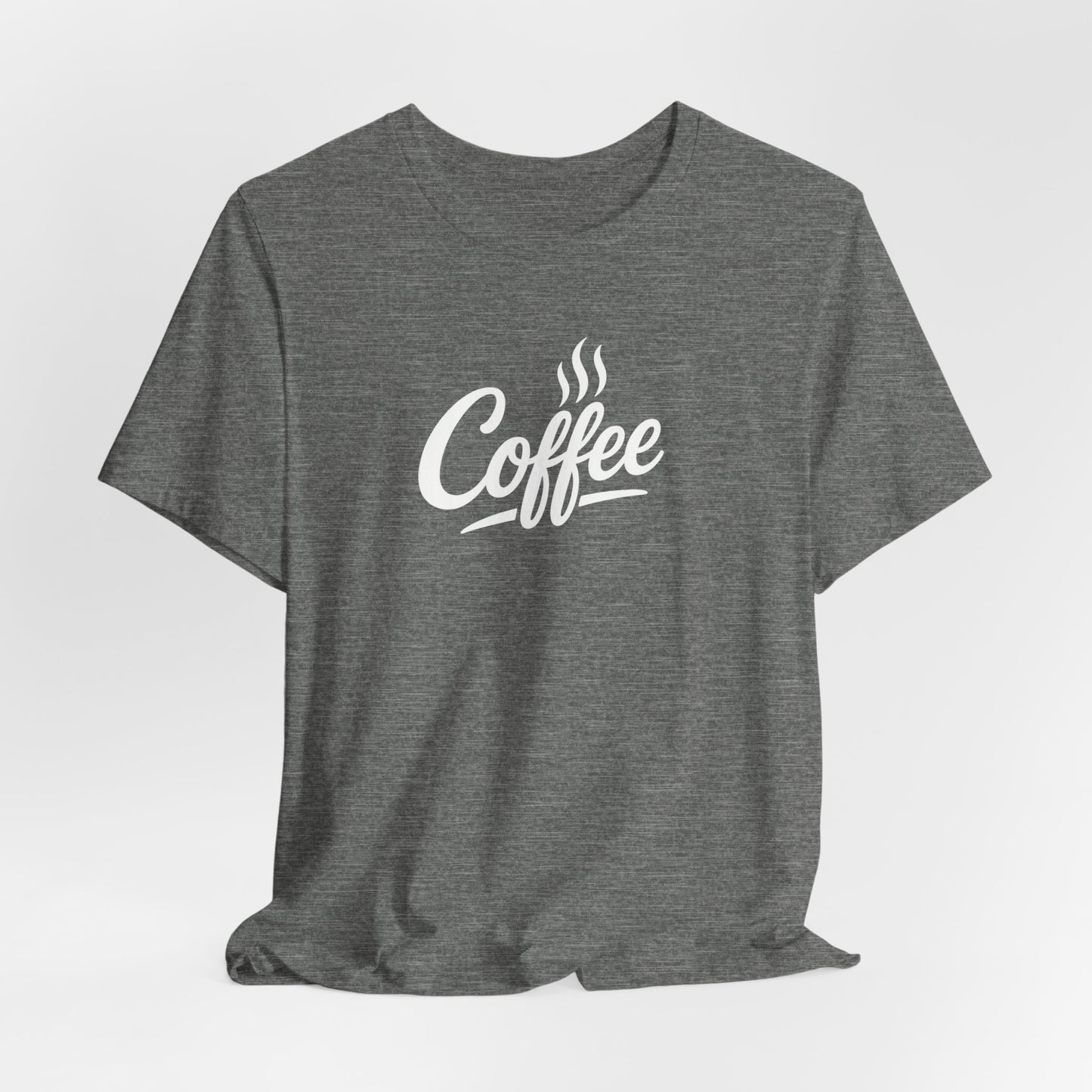 Coffee Lover Unisex Tee, Graphic Tee, Gift for Coffee Enthusiasts, Casual Wear, Perfect for Birthdays, Coffee Shop Apparel