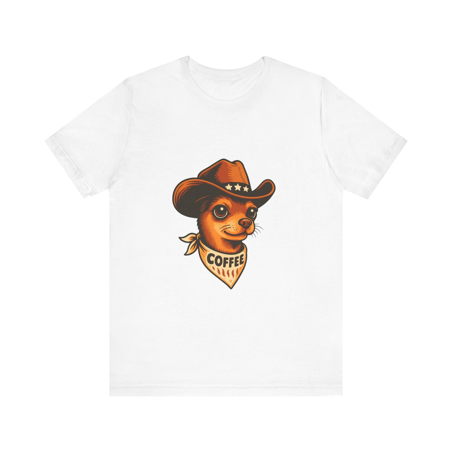 Cowboy Coffee Graphic Tee, Unisex T-Shirt, Funny Coffee Lover Gift, Casual Wear, Coffee Shop Merch