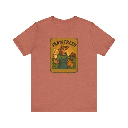 Farm Fresh Unisex Jersey Tee - Pipeline Roast Co.